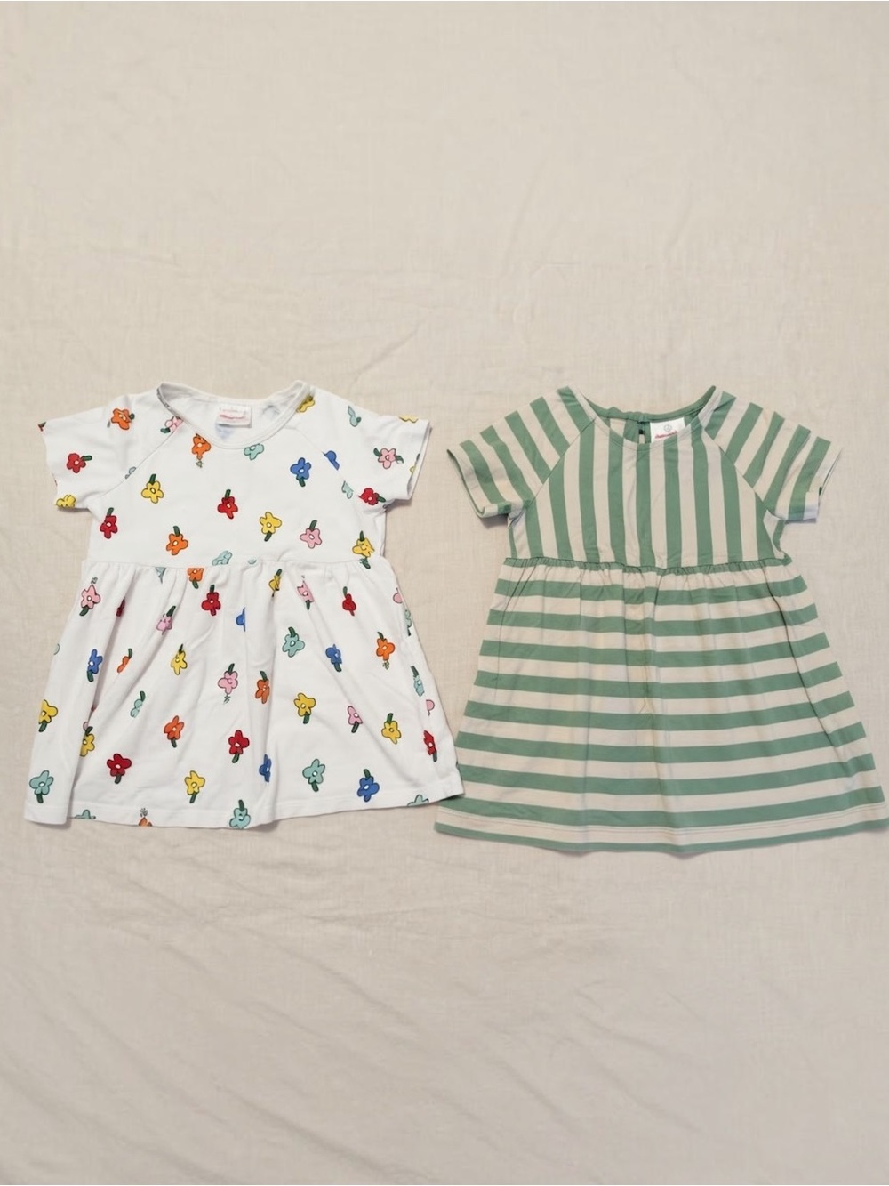 Lot of 2 Hanna Andersson Girls 8 130cm Short Sleeve Tops